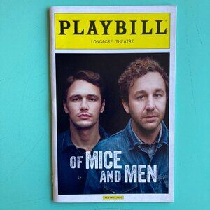 James Franco Chris O'Dowd Opening Nite Playbill of Mice and Men Leighton Meester